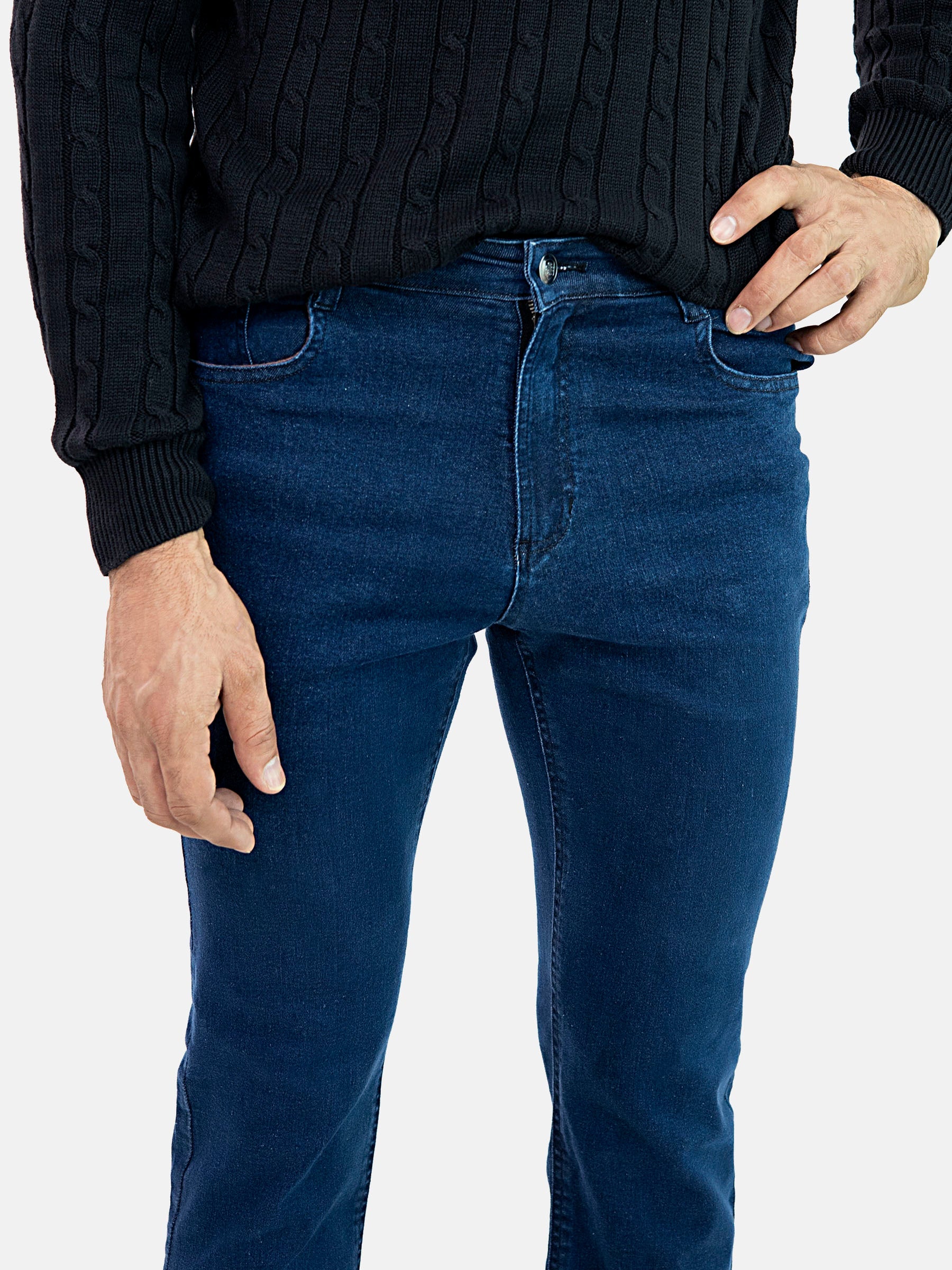 Classic Blue Straight Fit Jeans