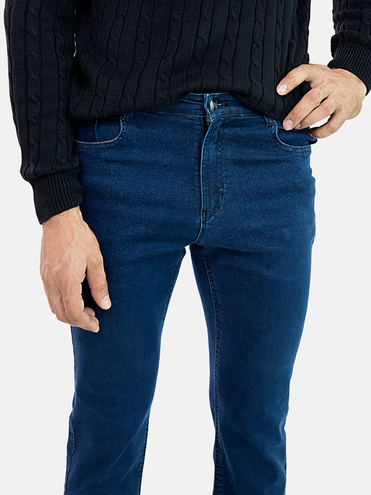 Classic Blue Straight Fit Jeans