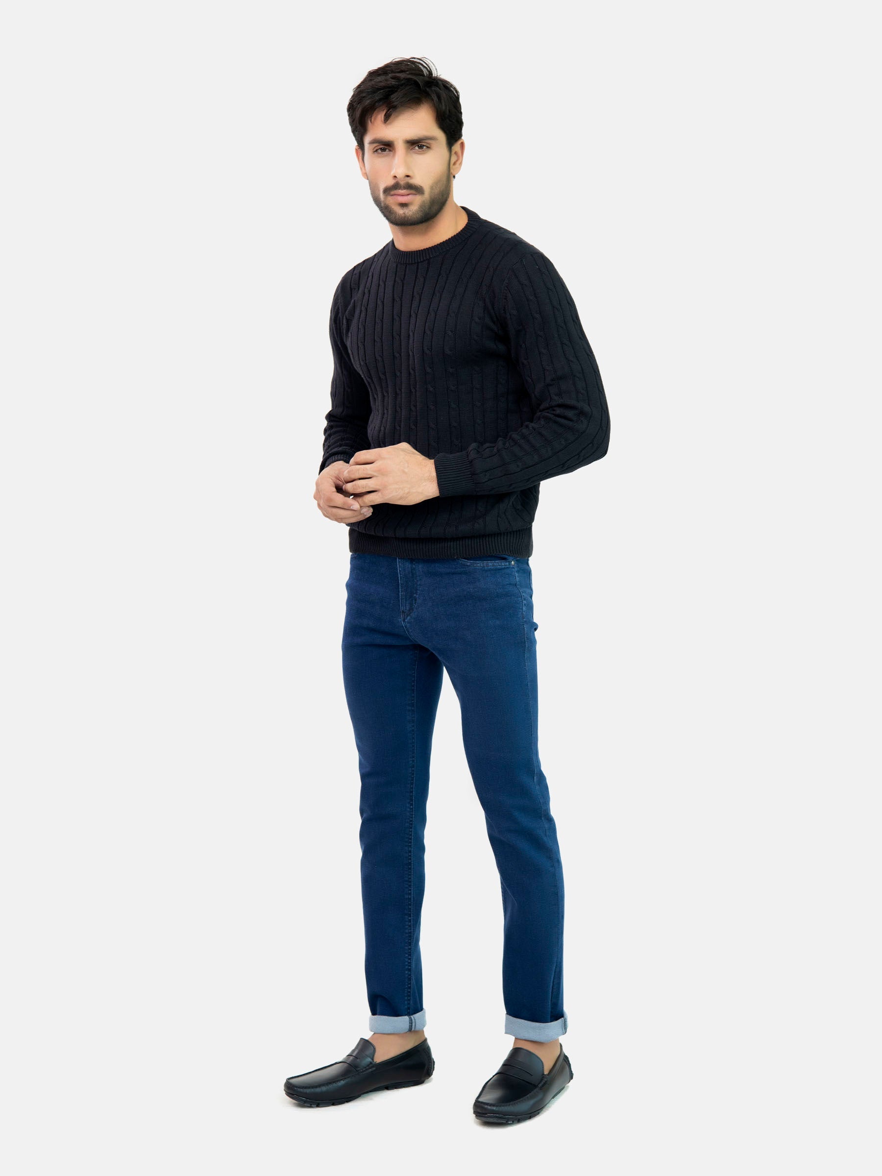 Classic Blue Straight Fit Jeans