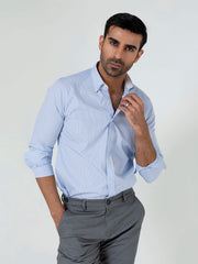 Classic Sky Blue Gingham Buttown Down Shirt