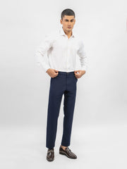 Classic White Satin Formal Shirt