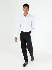 Classic White Satin Shirt