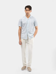 Cream Linen Blended Casual Pajama