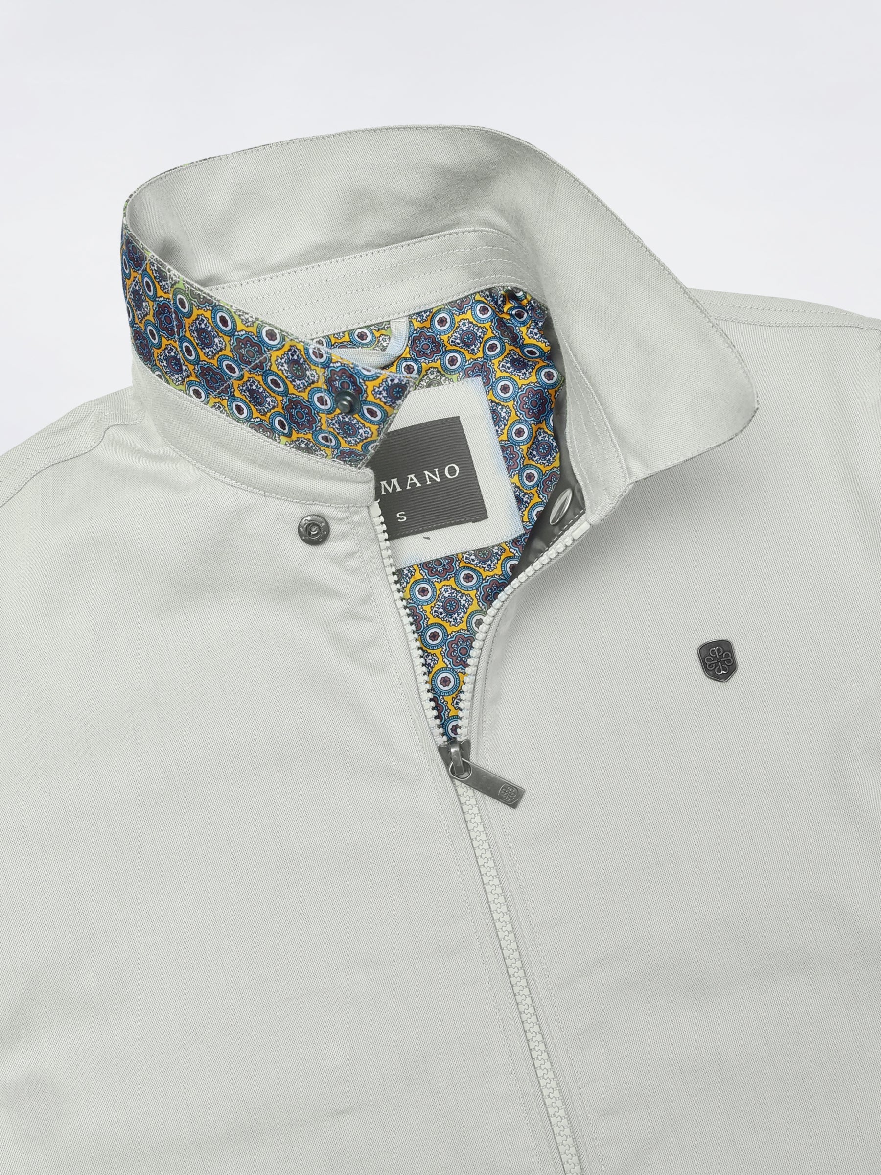 Cream Structured Baracuta Jacket
