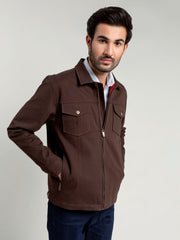 Dark Brown Casual Jacket