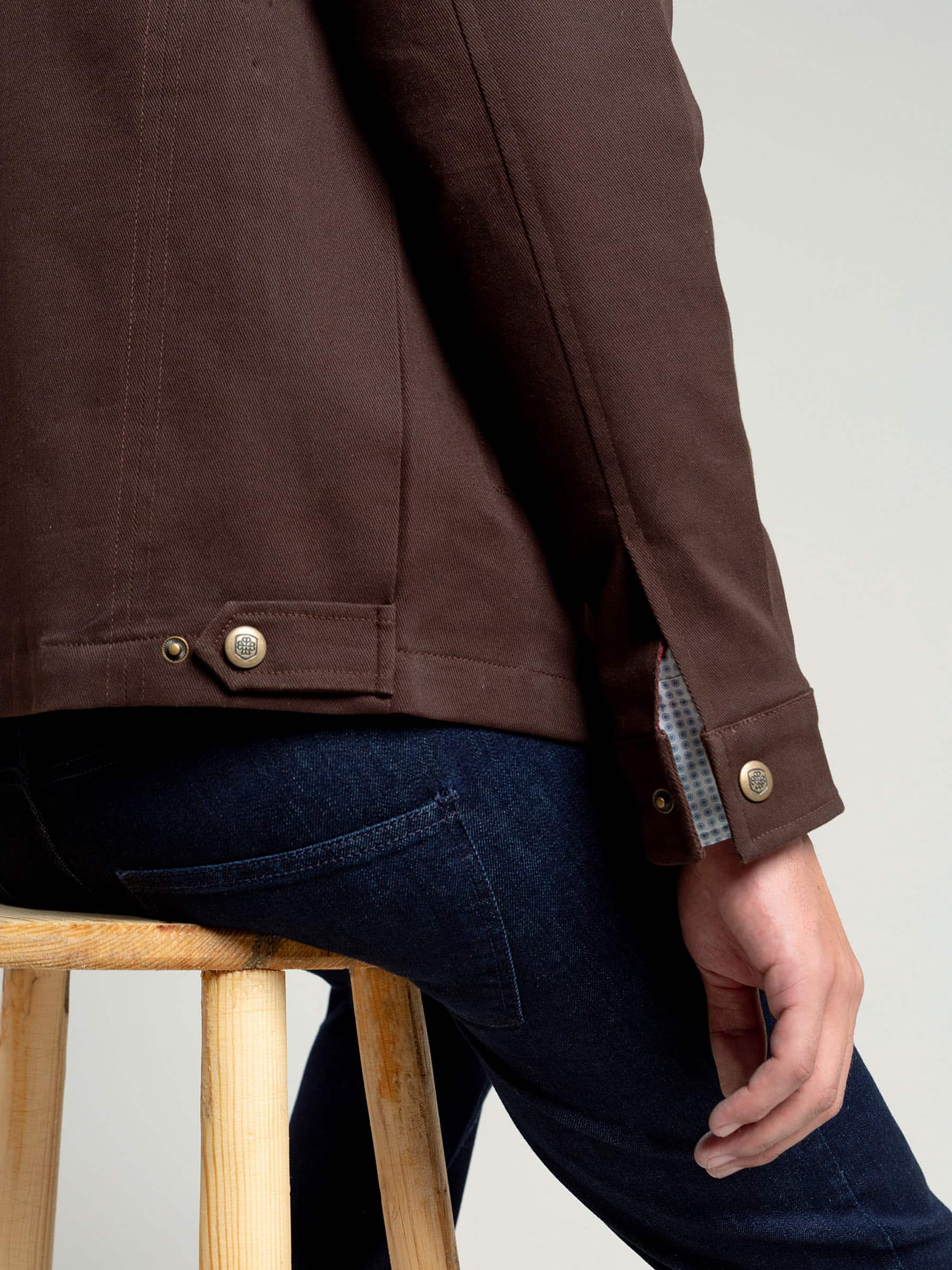 Dark Brown Casual Jacket