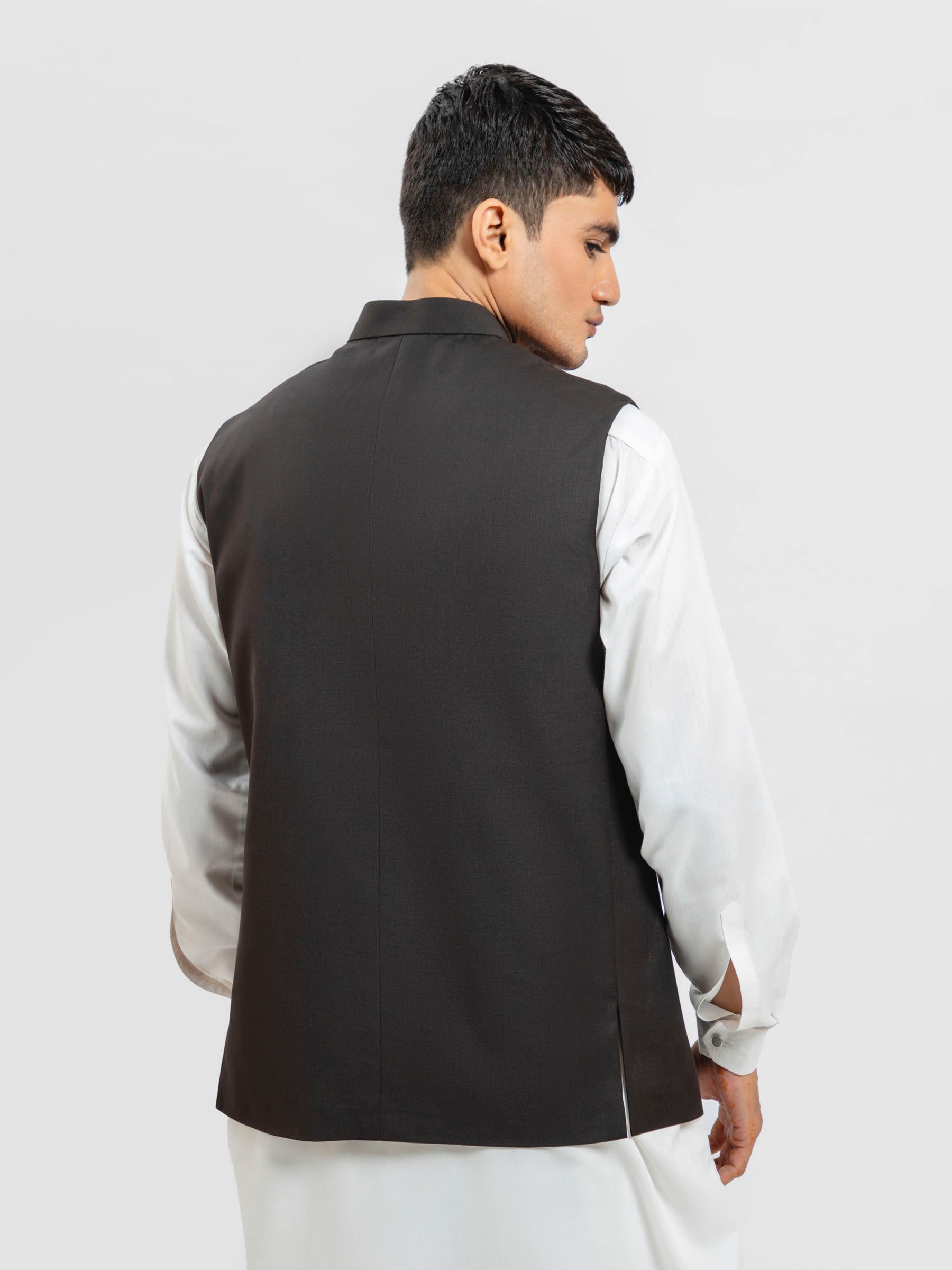 Dark Brown Formal Waistcoat