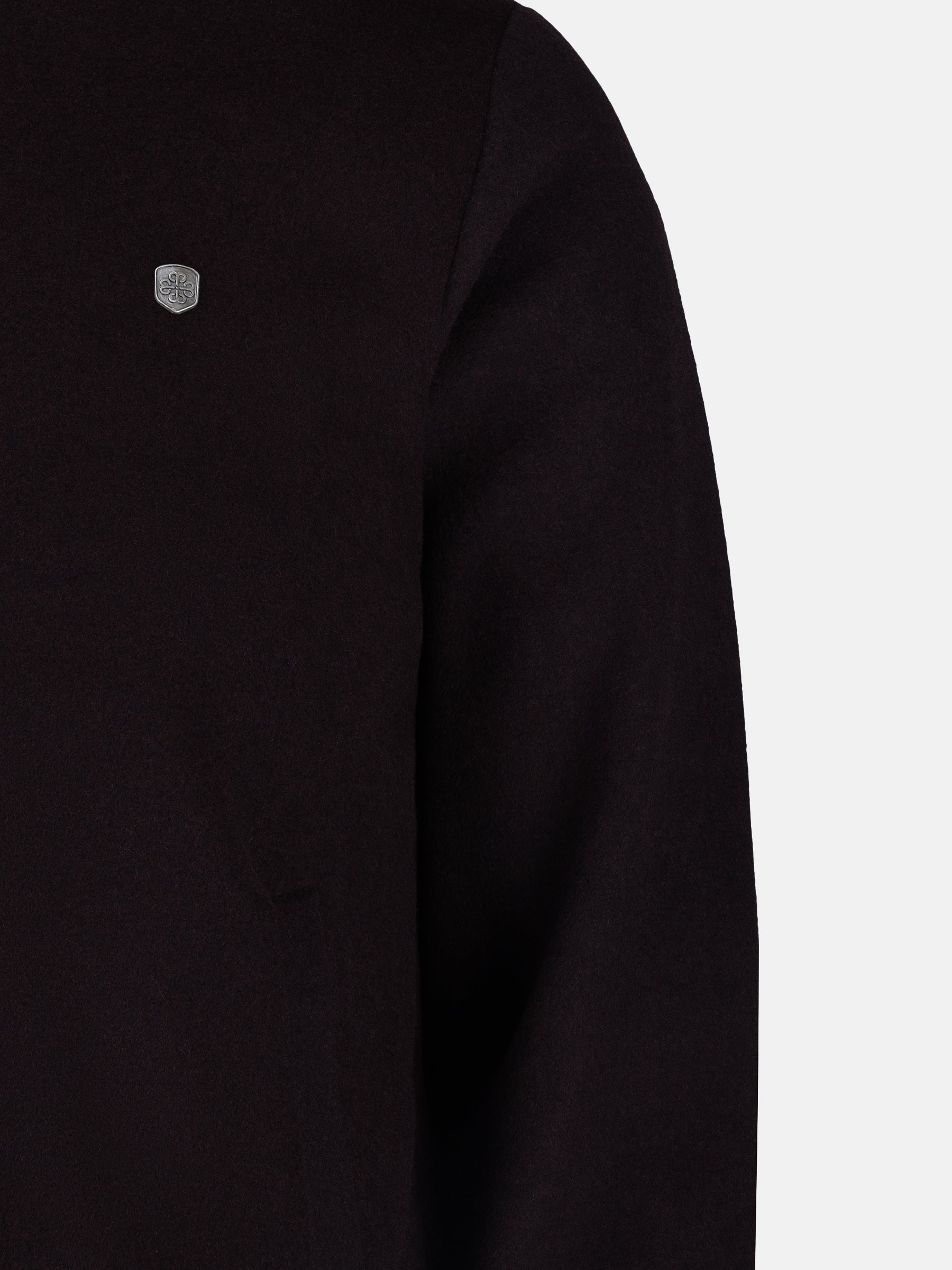 Dark Brown Wool Bomber Jacket
