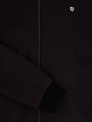 Dark Brown Wool Bomber Jacket