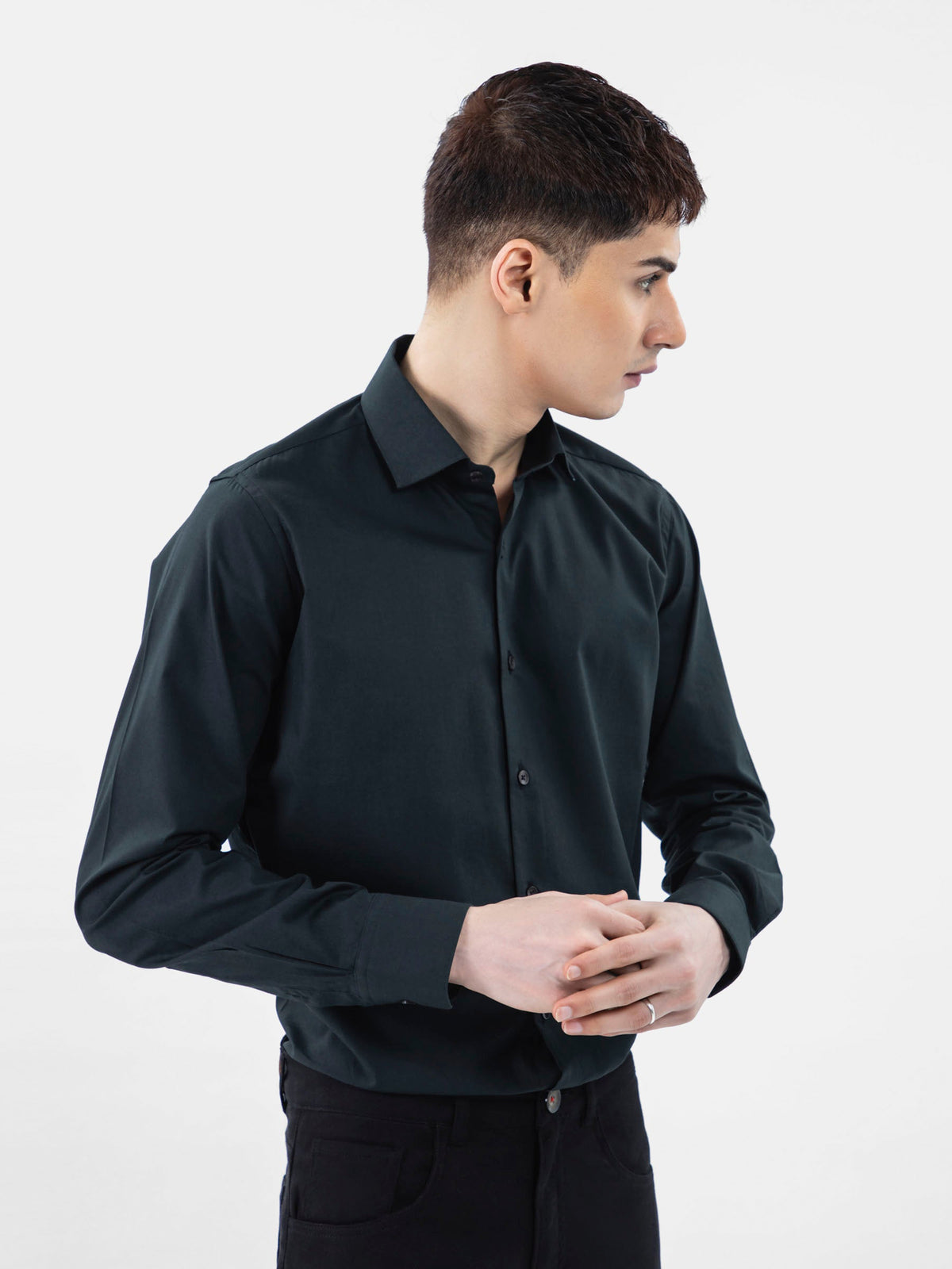 Dark Green Classic Formal Shirt