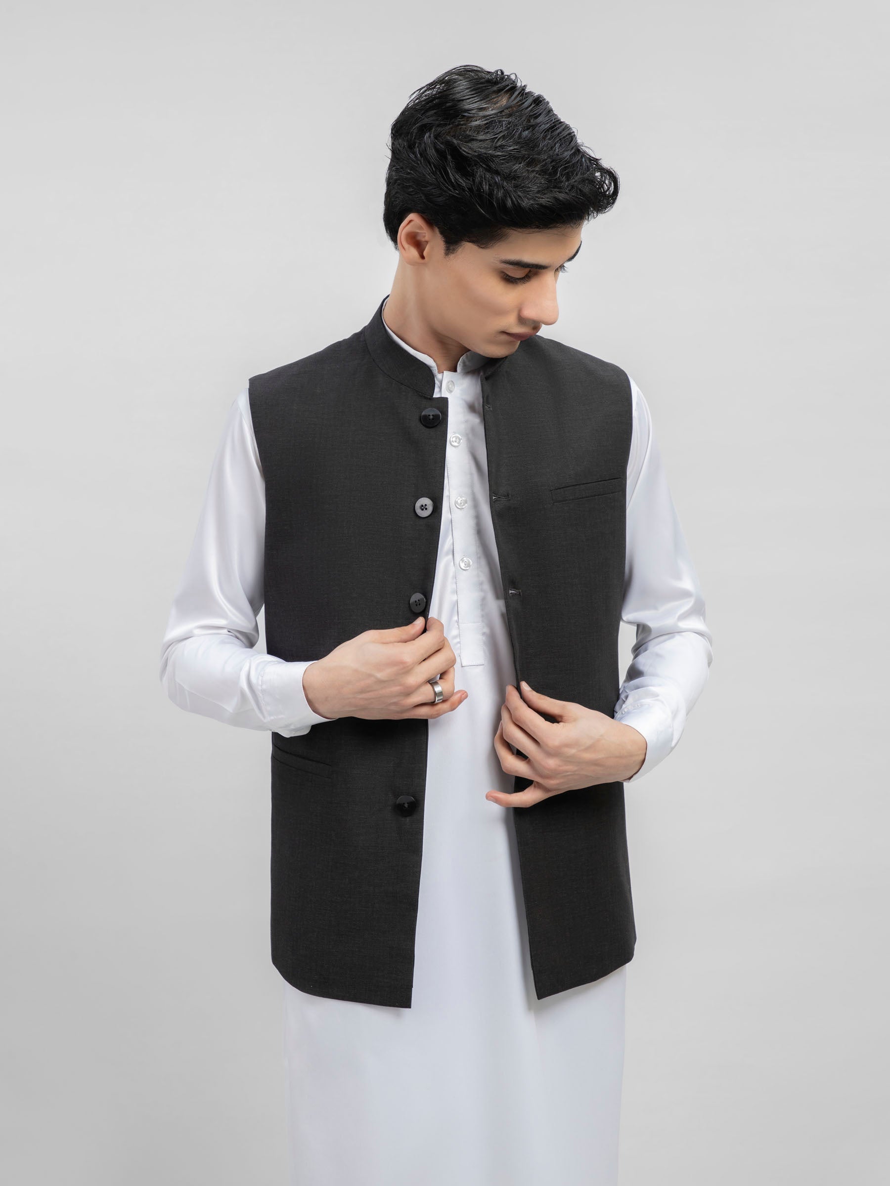 Dark Grey Formal Waistcoat