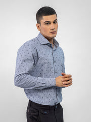 Dark Grey Houndsooth Fil Coupe Shirt