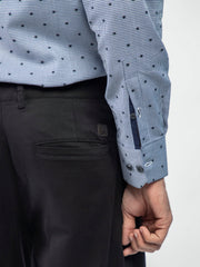 Dark Grey Houndsooth Fil Coupe Shirt