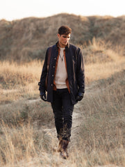 Dark Grey Wool Blended Long Coat - Limited Edition