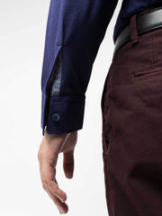 Full Sleeve Navy Pima Polo Shirt