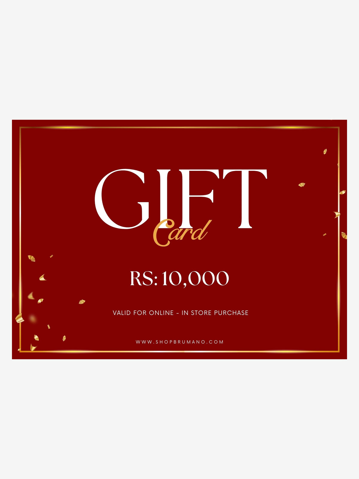 Gift Card - Rs 10000