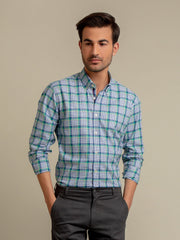 Green & Blue Shepherd Checkered Shirt