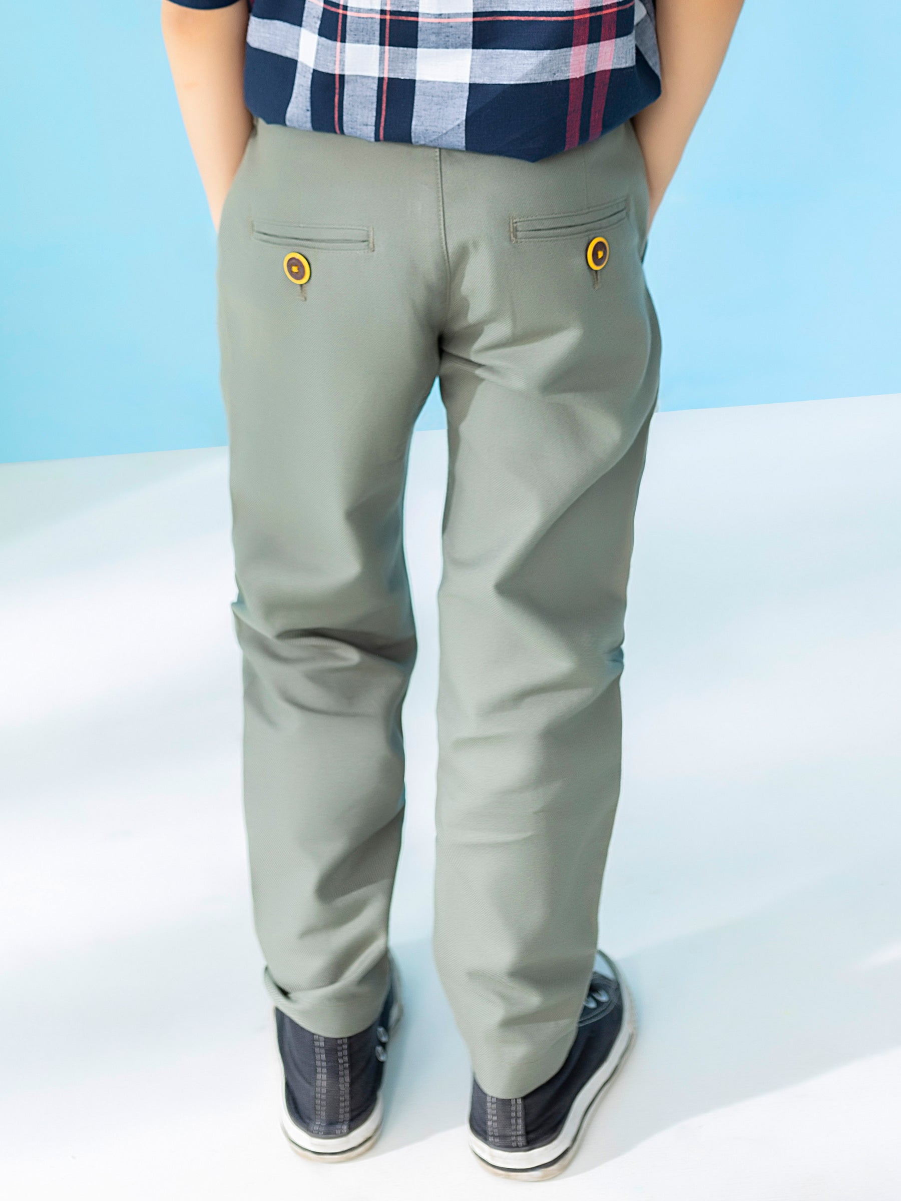 Green Light Weight Casual Trouser