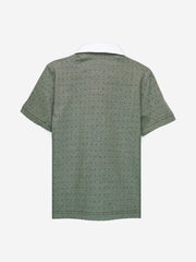Green Polka Dot Polo Shirt