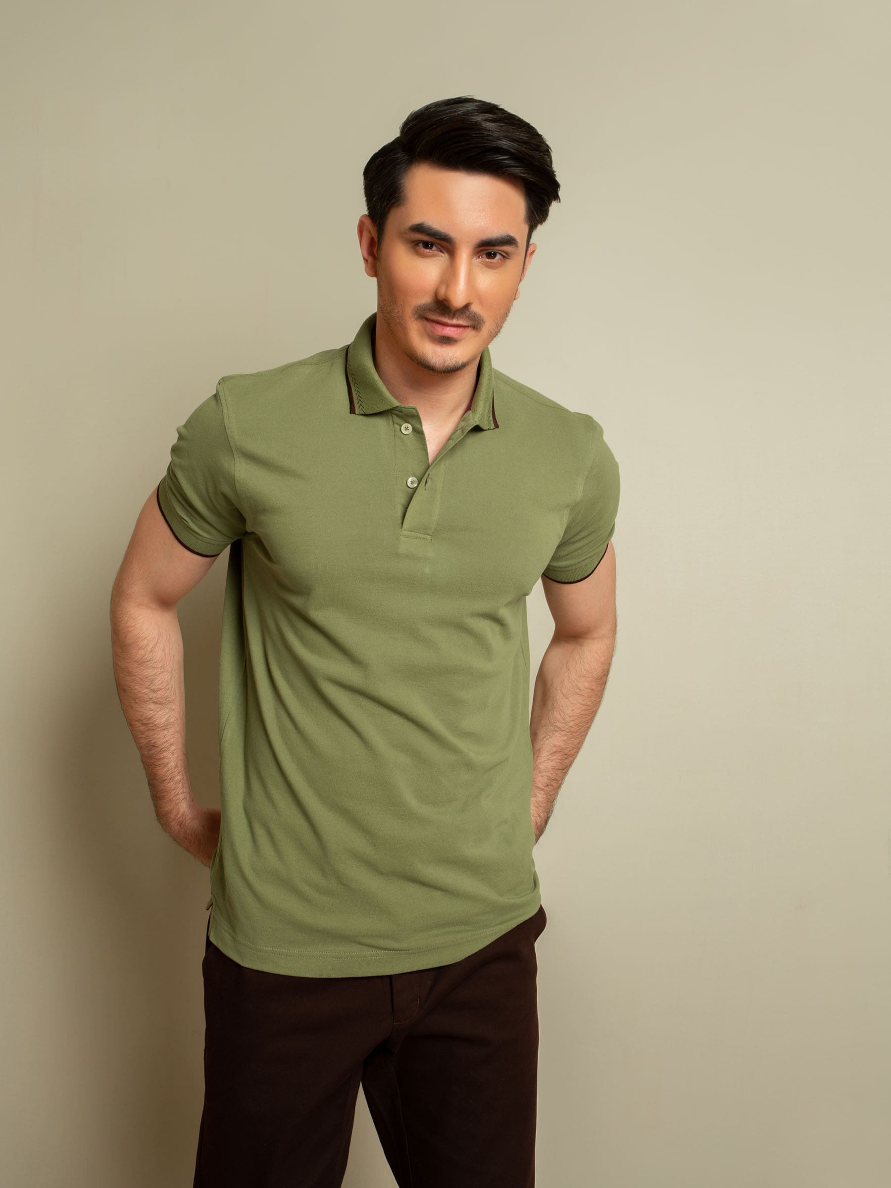Green Sporty Polo