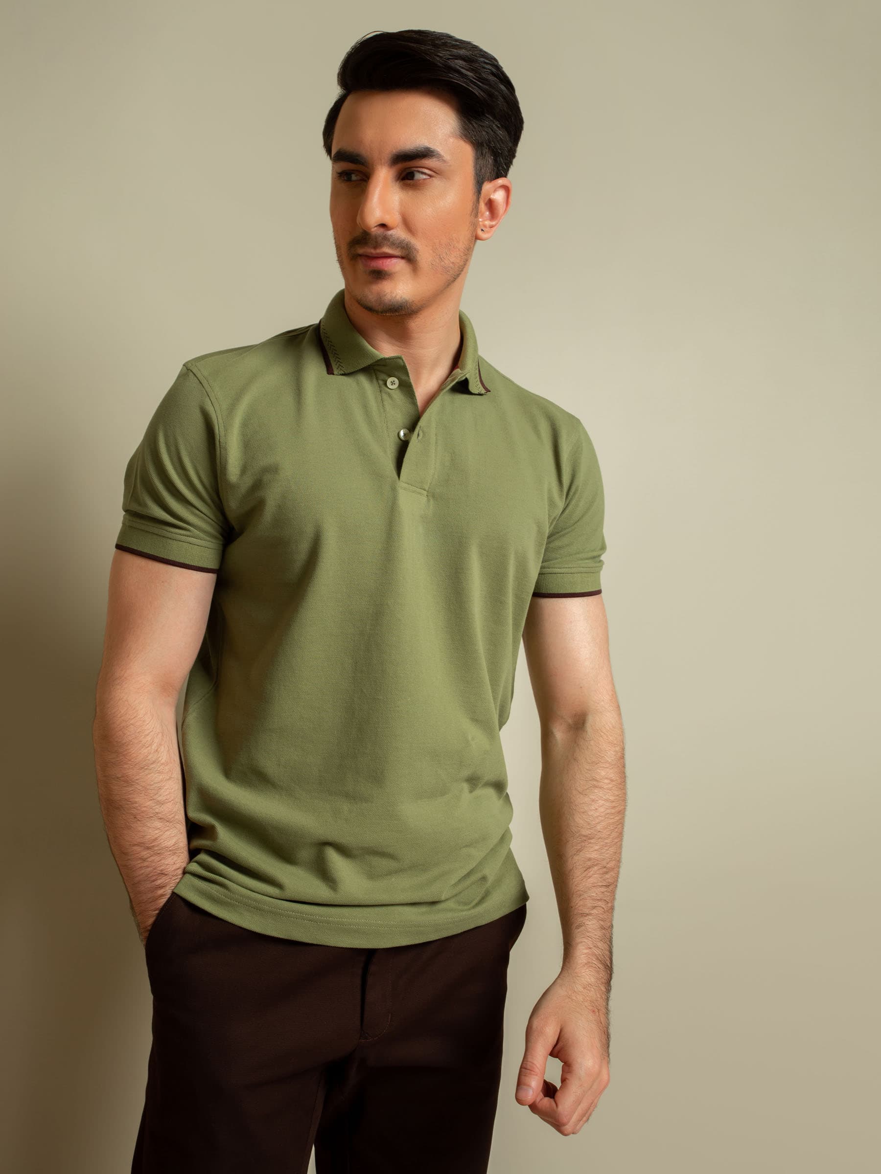 Green Sporty Polo