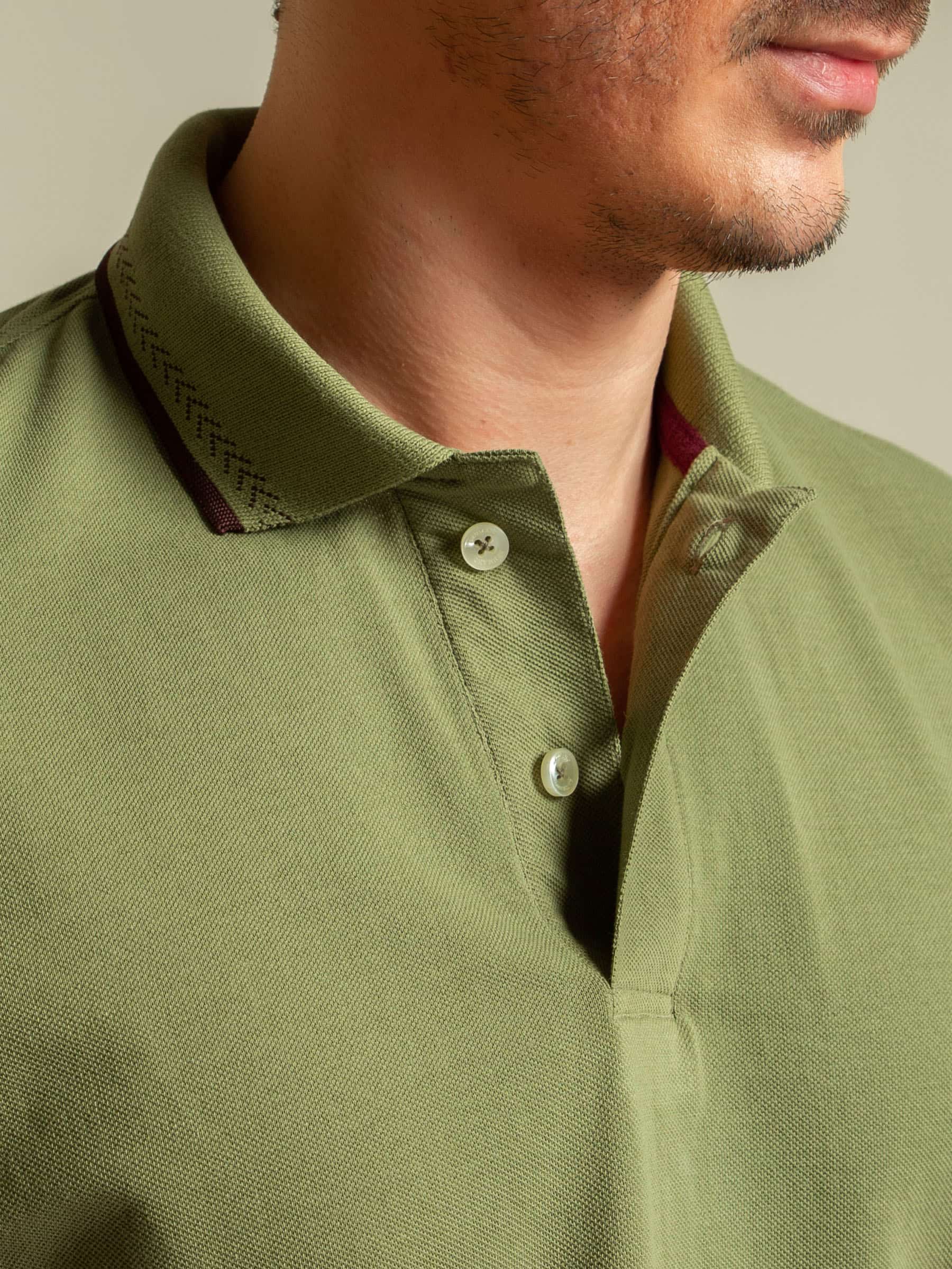 Green Sporty Polo