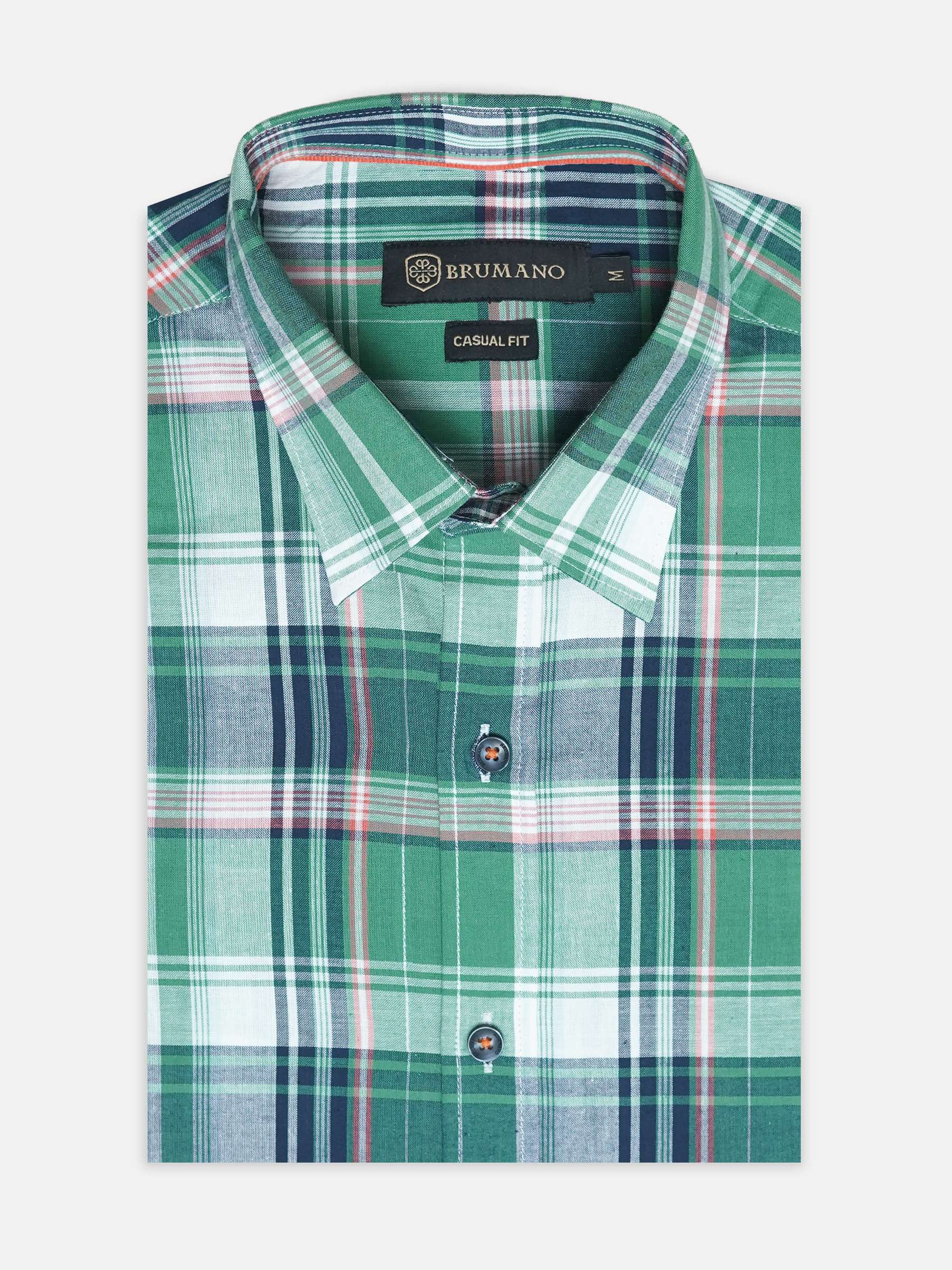 Green Large Checkered Light Weight Shirt