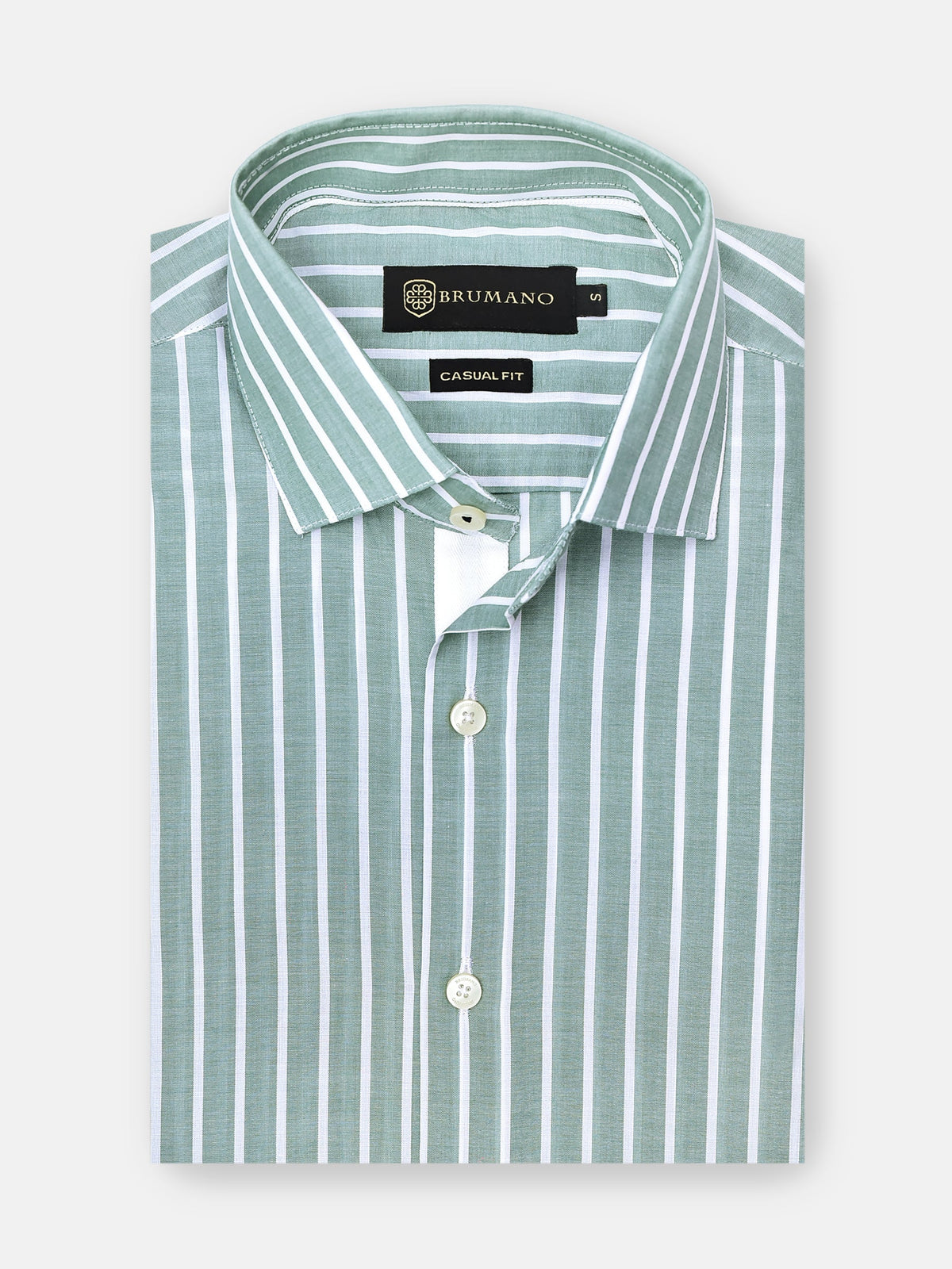 Green Light Weight Striped Shirt