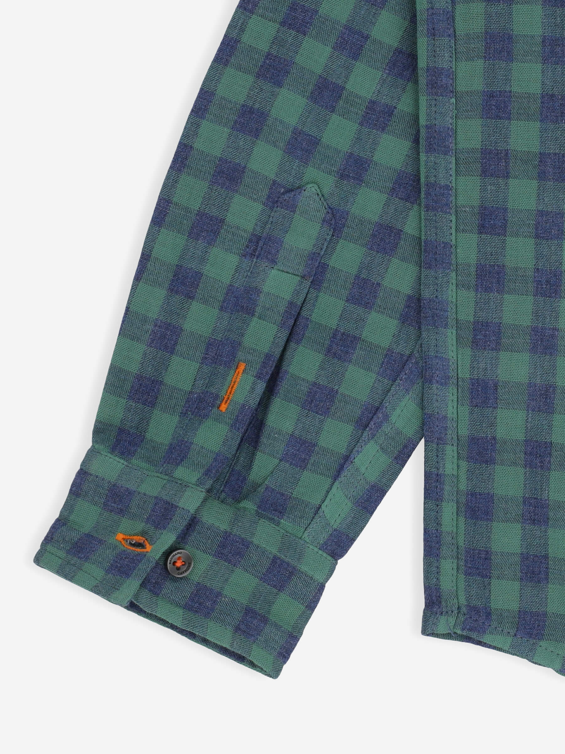 Green & Blue Gingham Casual Shirt