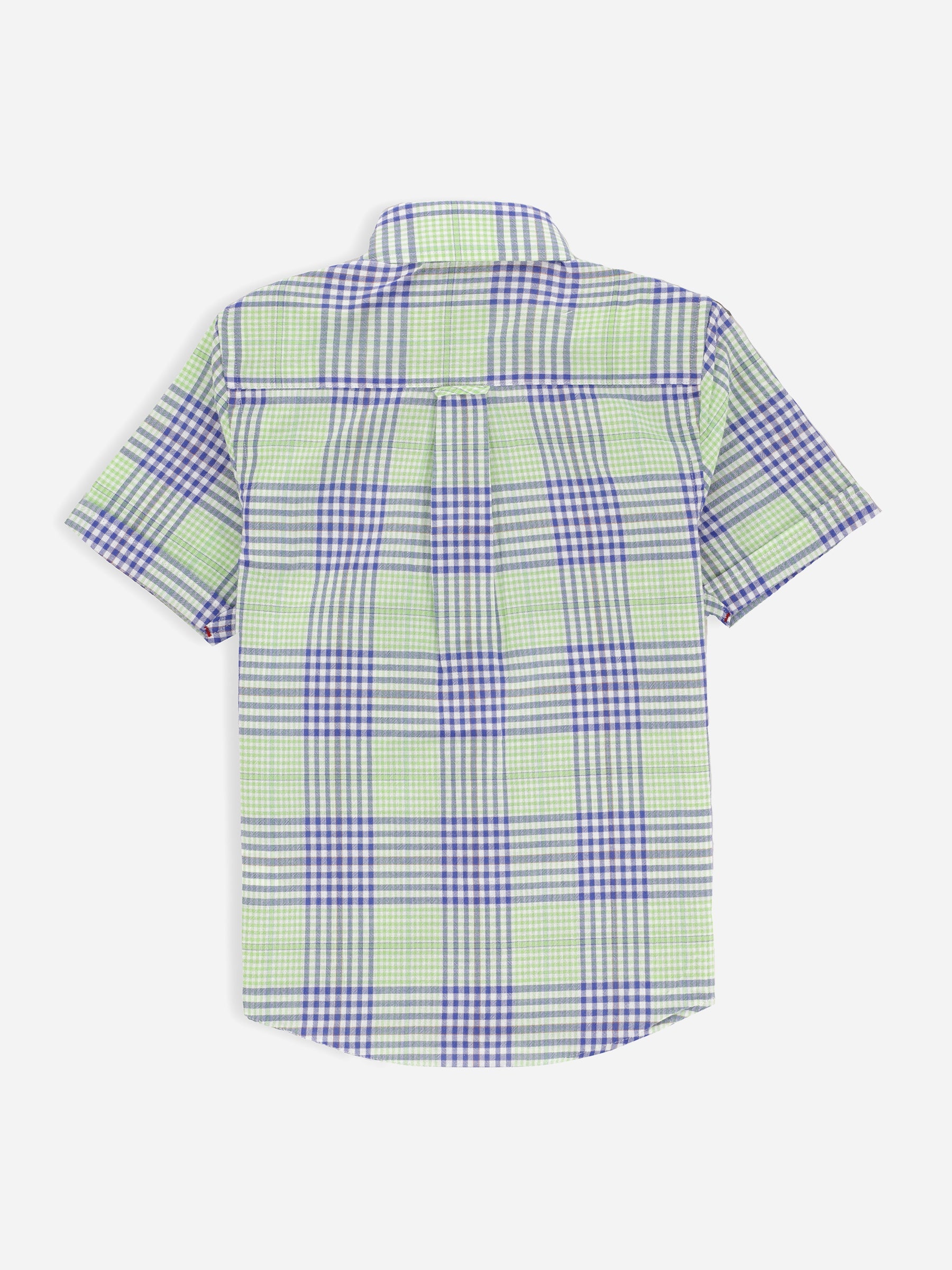 Green & Blue Shepherd Checkered Casual Shirt