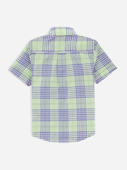 Green & Blue Shepherd Checkered Casual Shirt
