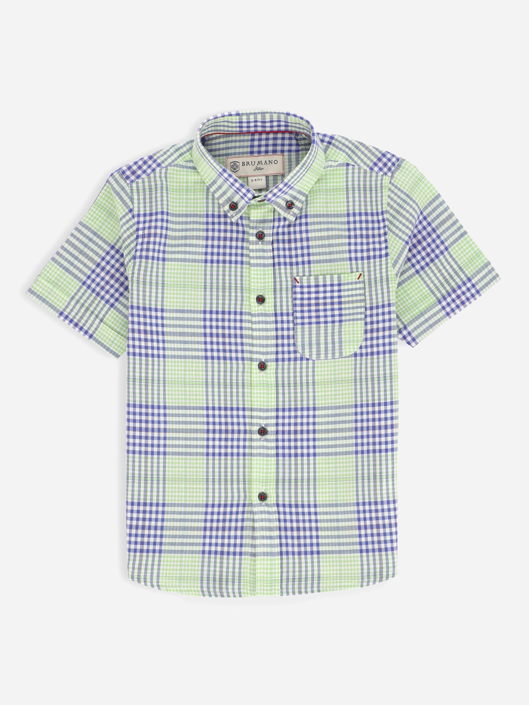 Green & Blue Shepherd Checkered Casual Shirt