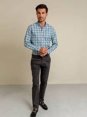 Green & Blue Shepherd Checkered Shirt