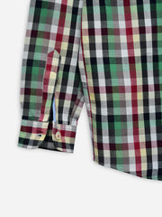 Green & Red Tartan Plaid Checkered Casual Shirt