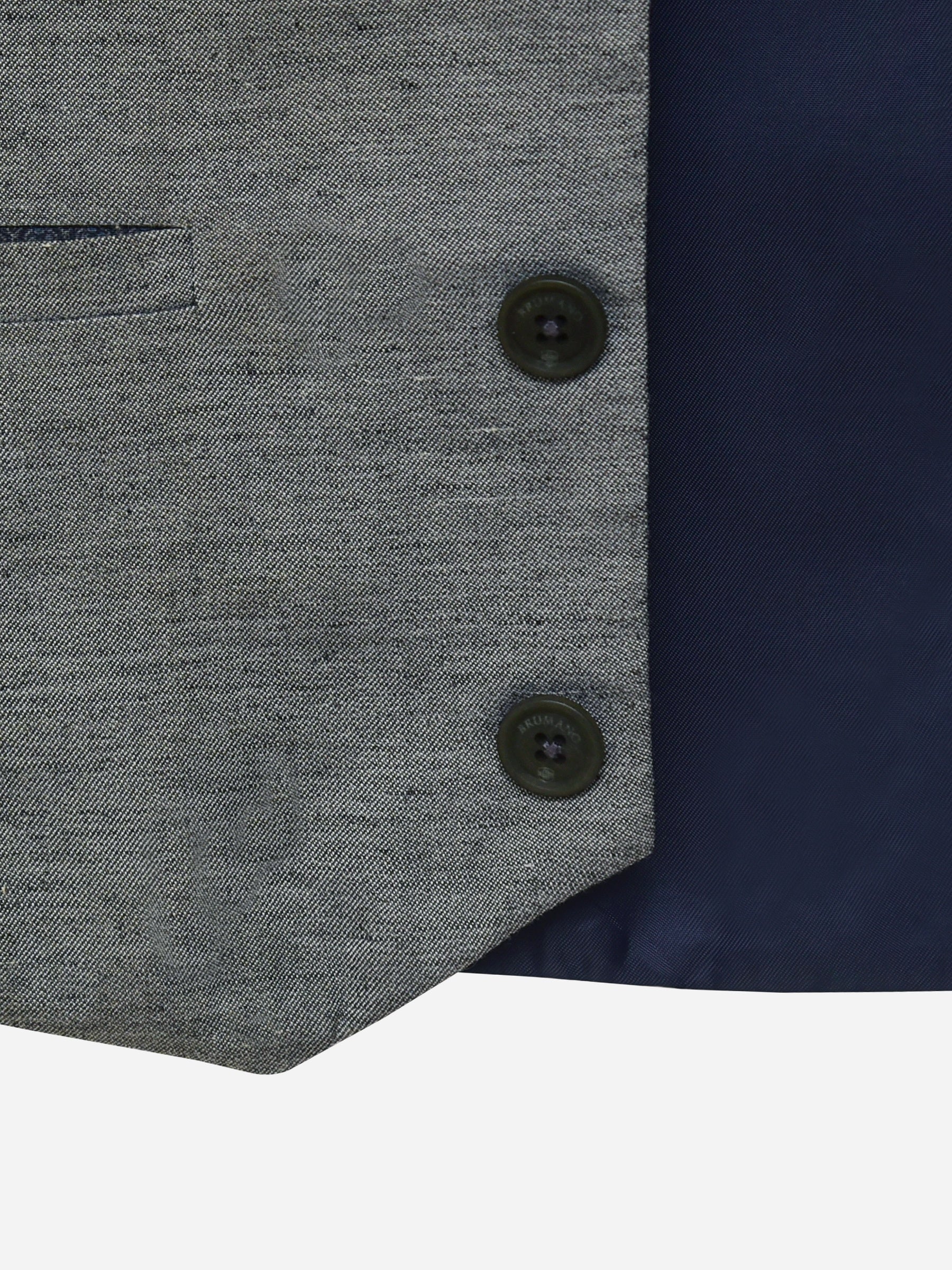 Grey Chambray Suit Waistcoat