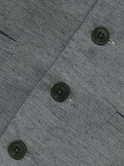 Grey Chambray Suit Waistcoat