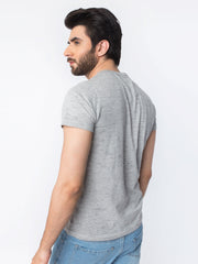 Grey Inject Effect T-Shirt