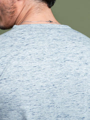 Grey Inject Pattern Long Sleeve T-Shirt