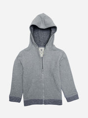 Grey Knitted Hoodie