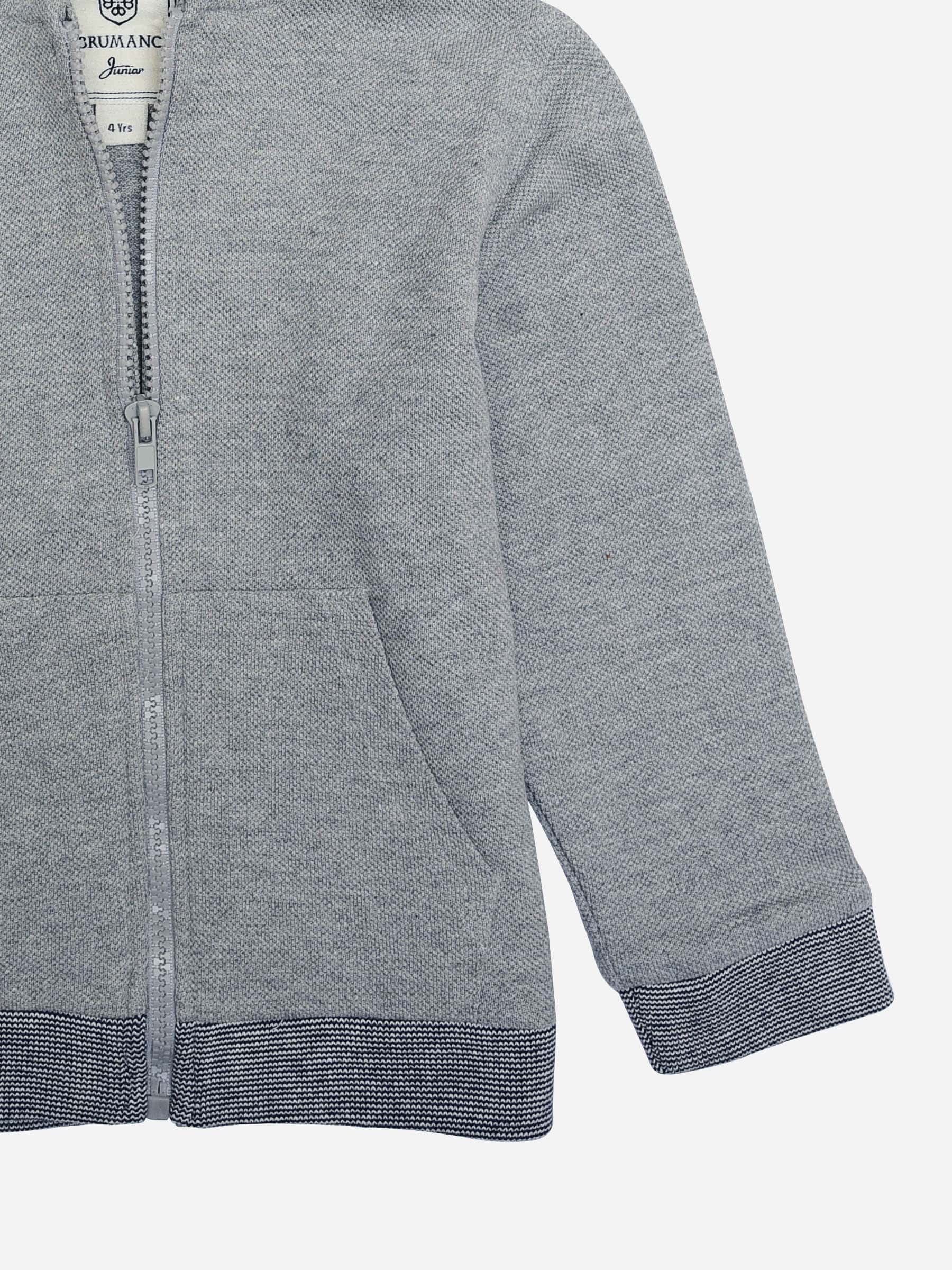 Grey Knitted Hoodie