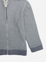 Grey Knitted Hoodie