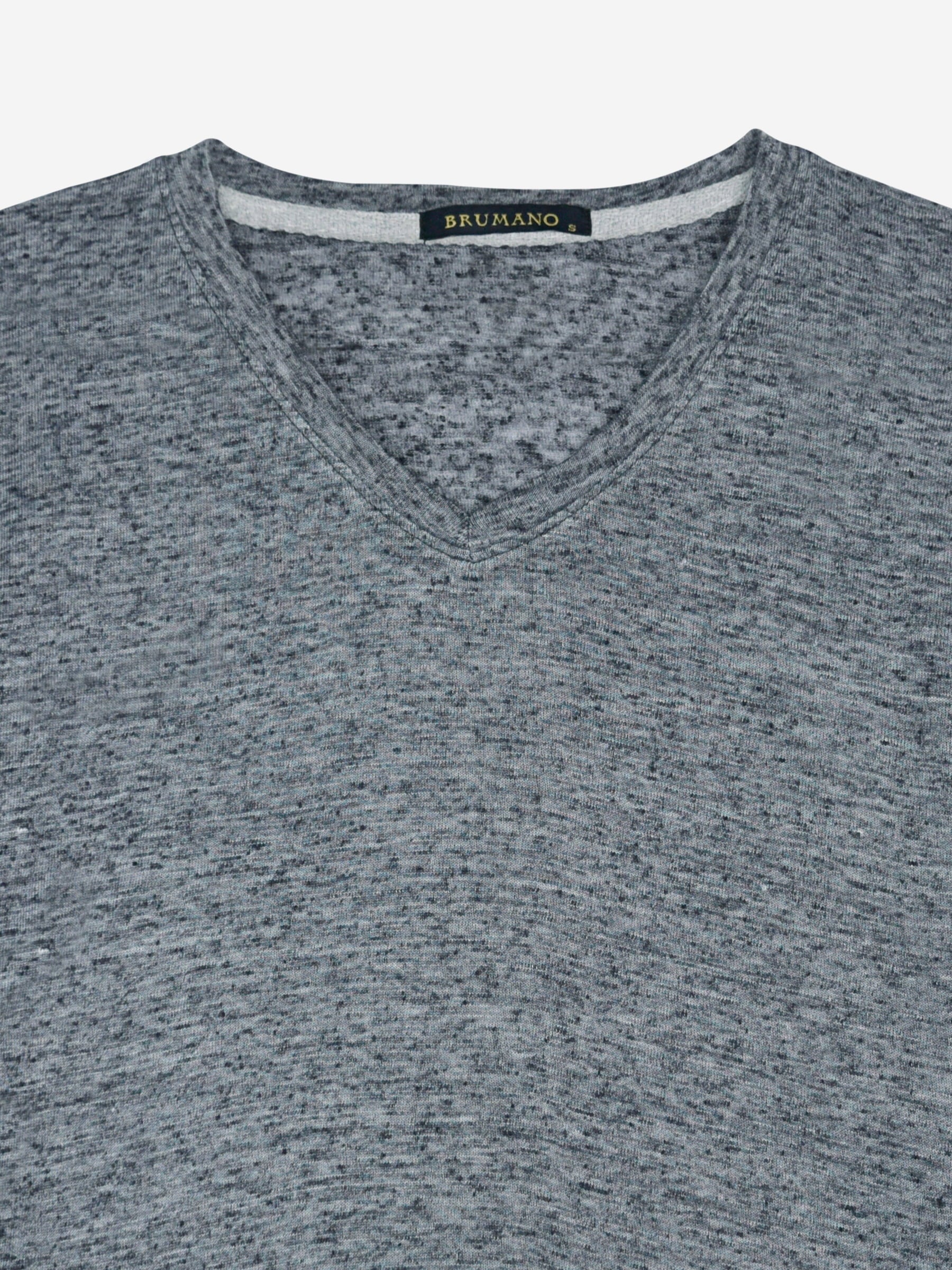 Grey Light Weight V-Neck T-Shirt