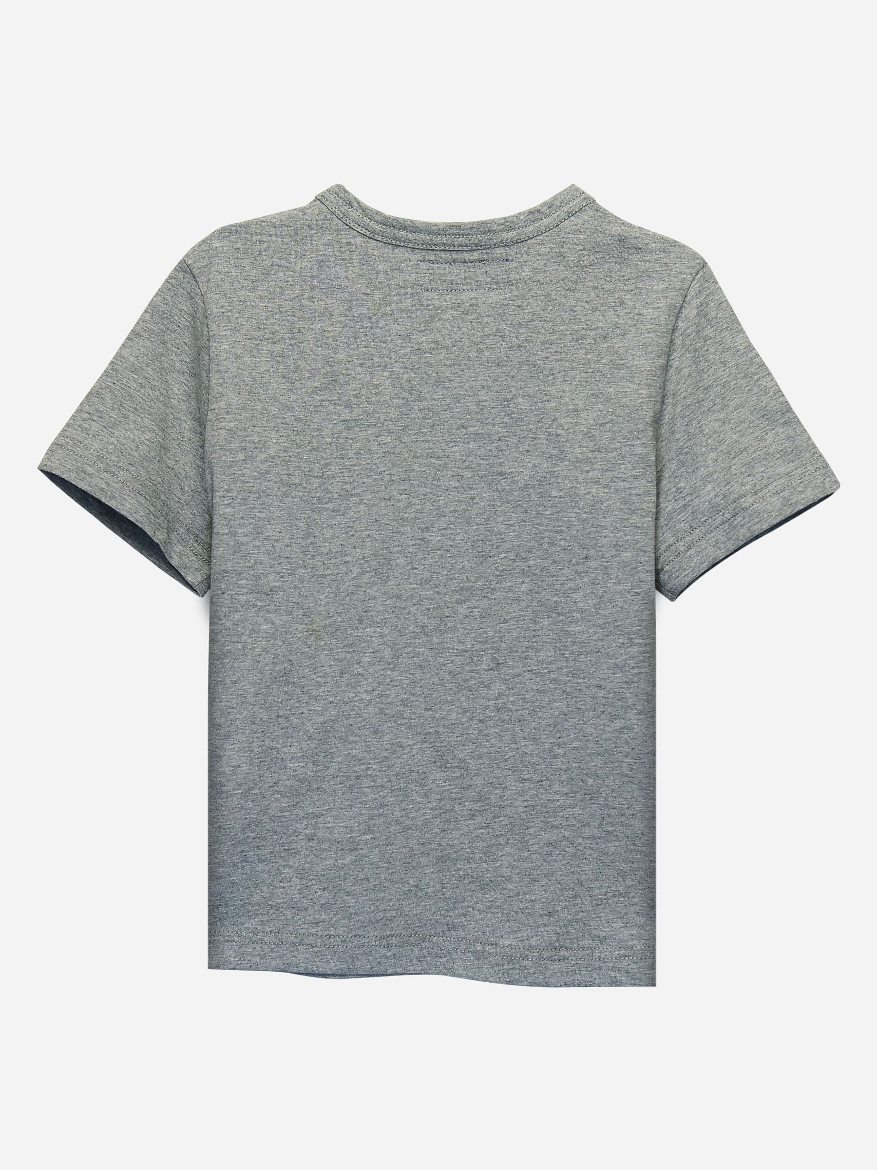 Grey Short Sleeves Casual T-Shirt