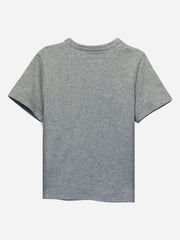 Grey Short Sleeves Casual T-Shirt