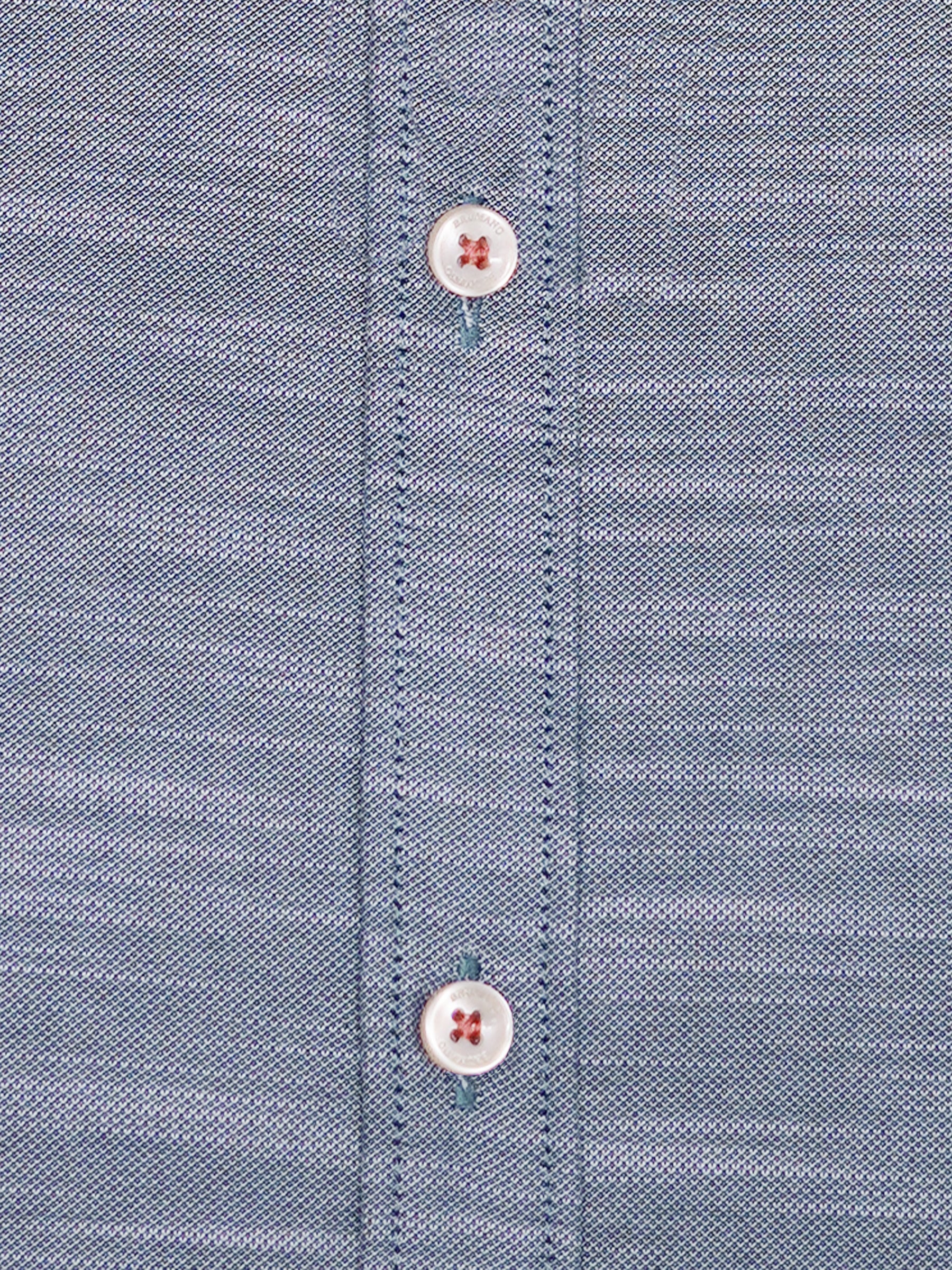 Grey Structured Button Down Shirt With Detailing
