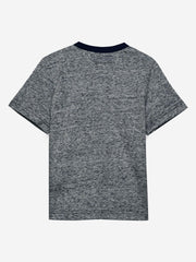 Grey T-Shirt With Contrasting Detailing