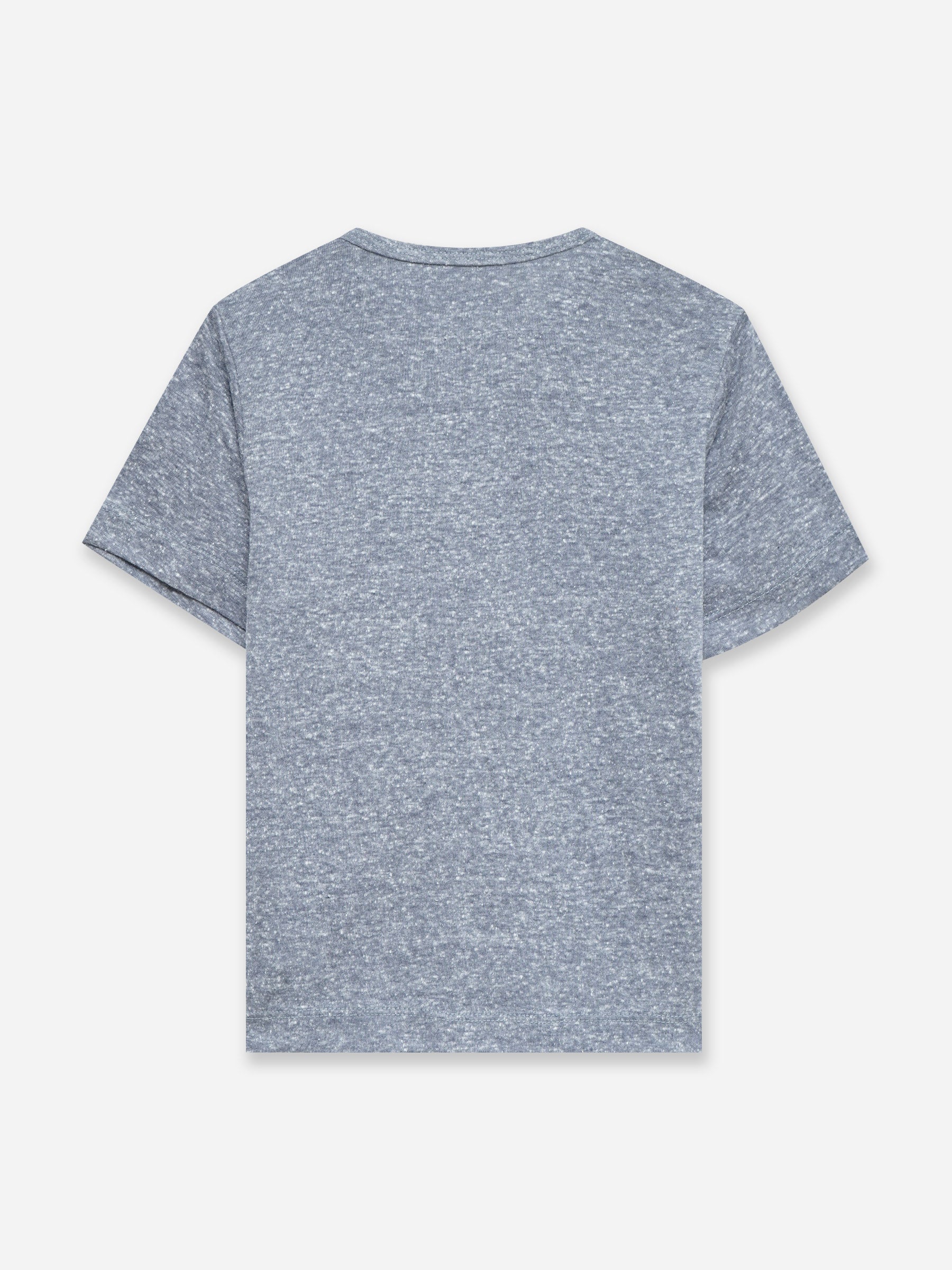 Grey Snow Effect Crew Neck T-Shirt - Junior