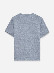 Grey Snow Effect Crew Neck T-Shirt - Junior