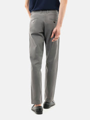 Grey Basic Casual Fit Chinos