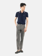 Grey Basic Casual Fit Chinos
